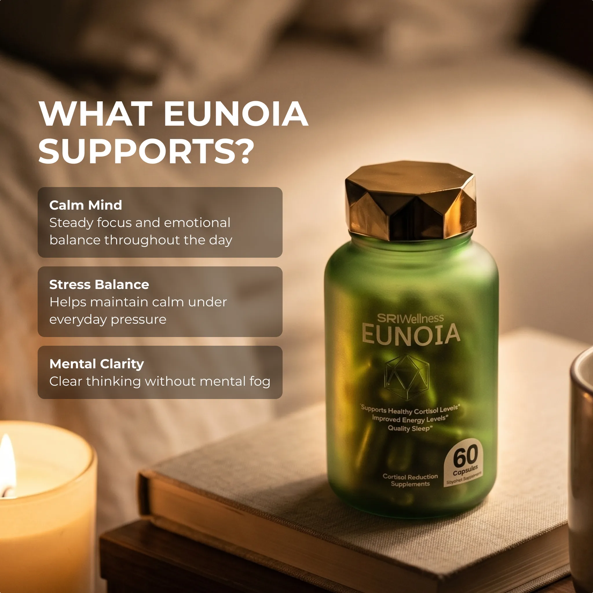 SRI EUNOIA STRESS SUPPORT SUPPLEMENTS